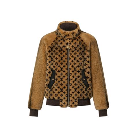 louis vuitton leather bomber jacket|louis vuitton bomber jacket women.